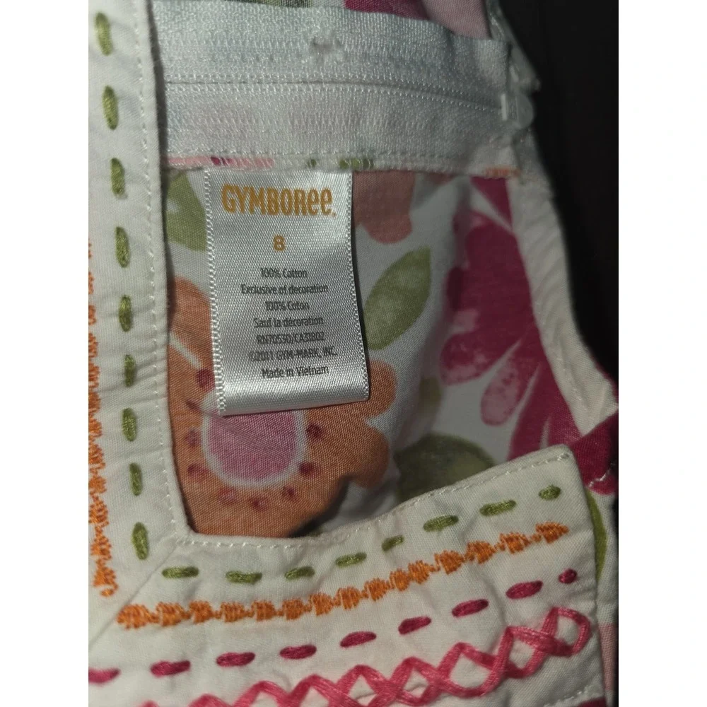Gymboree butterfly girl floral top size 8 leggings size 7